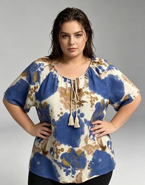 Immagine di PLUS SIZE TIE DYE TOP